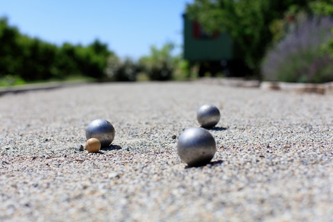 terrain de pétanque